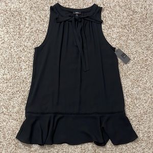 Mossimo Black Sleeveless Tunic Blouse Size S